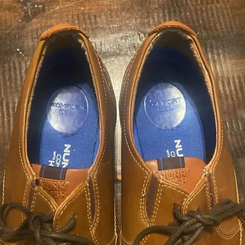 Nunn Bush Men’s Sz 10W NewHaven Oxfords Cap Toe  Leather Business Casual Shoes